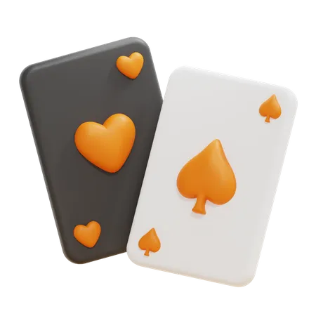 Jouer aux cartes  3D Icon