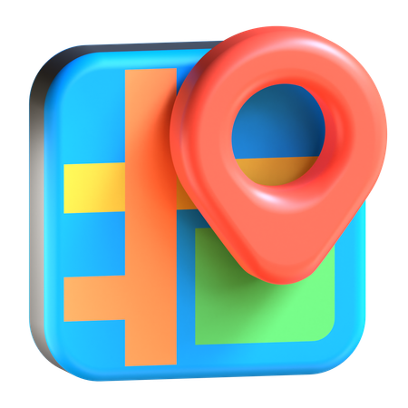 Application de cartes  3D Icon