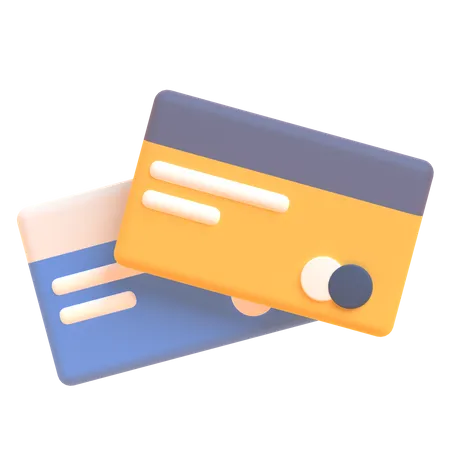 Cartes ATM  3D Illustration