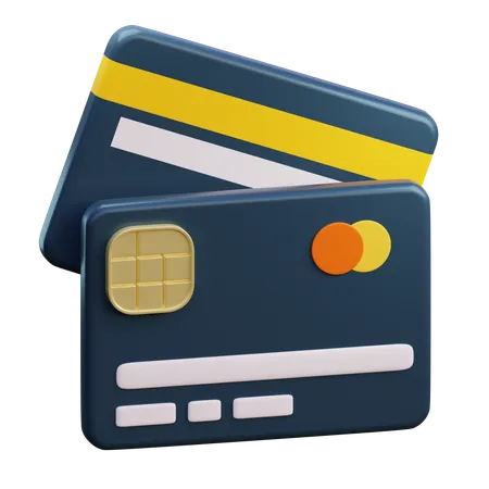 Cartes de crédit  3D Icon