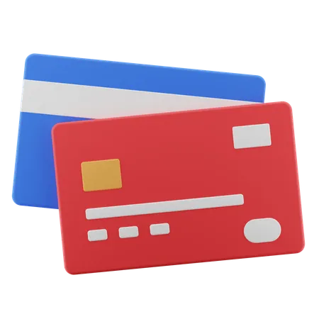 Cartes de crédit  3D Icon