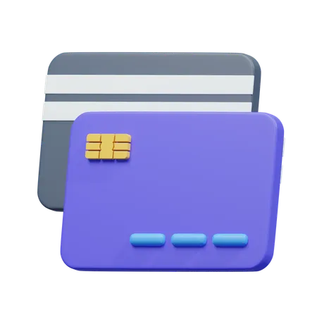 Cartes de crédit  3D Icon