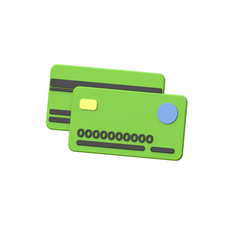 Cartes de crédit  3D Icon