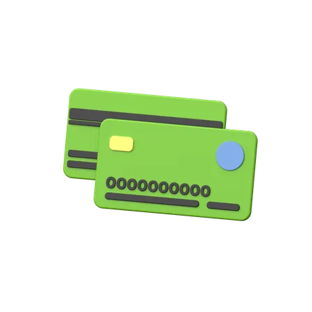 Cartes de crédit  3D Icon