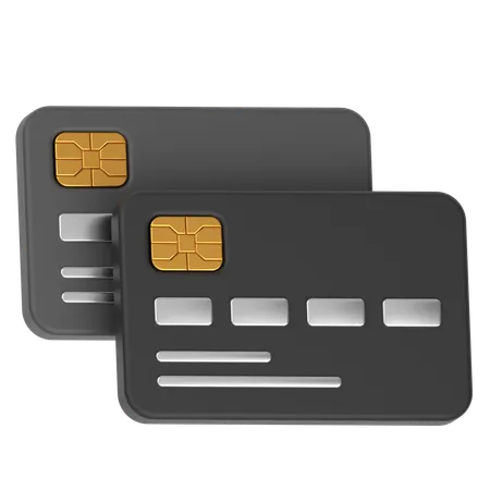 Cartes de crédit  3D Icon