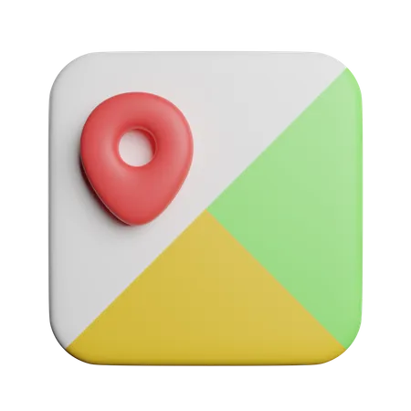 Cartes de navigation  3D Icon
