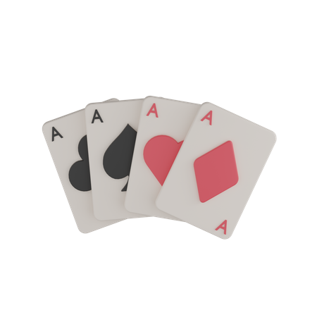 Cartes de poker  3D Icon