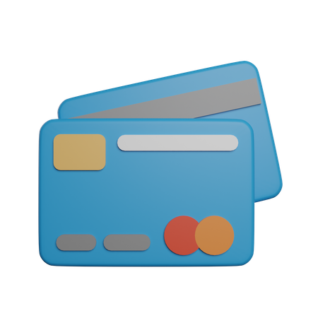 Cartões bancários  3D Icon