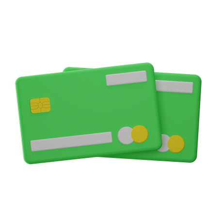 Cartões de crédito  3D Icon