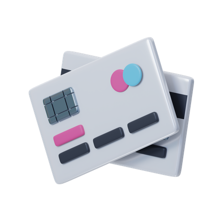 Cartões de crédito  3D Icon