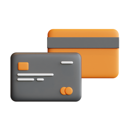 Cartões de crédito  3D Icon