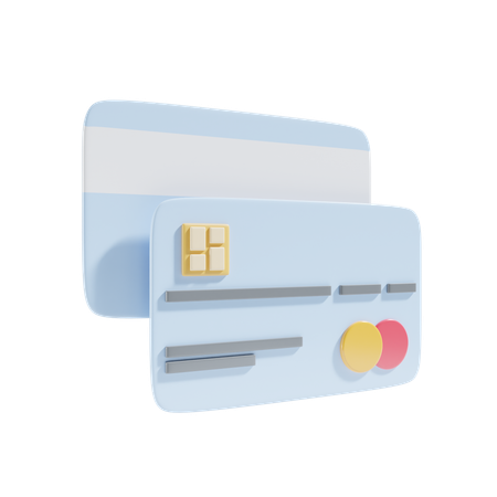 Cartões de crédito  3D Icon