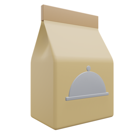 Carton alimentaire  3D Icon