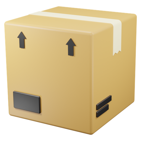 Boîte en carton  3D Icon