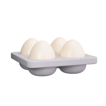 Carton de huevos  3D Icon