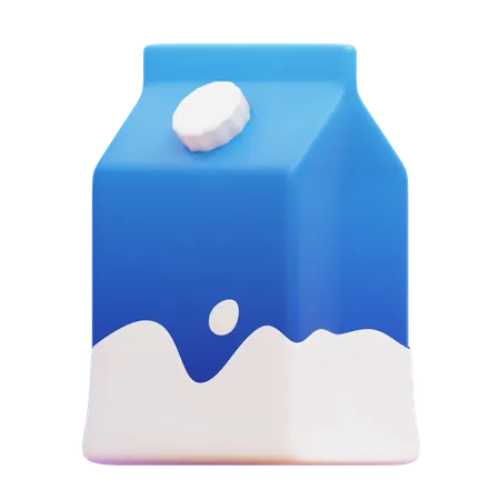 Carton de lait  3D Icon