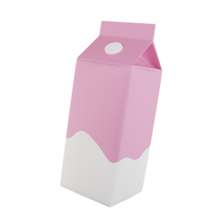 Carton de lait  3D Icon