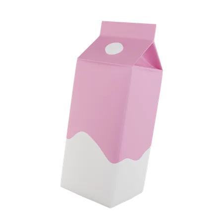 Carton de lait  3D Icon