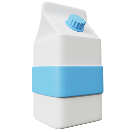 Carton de lait  3D Icon