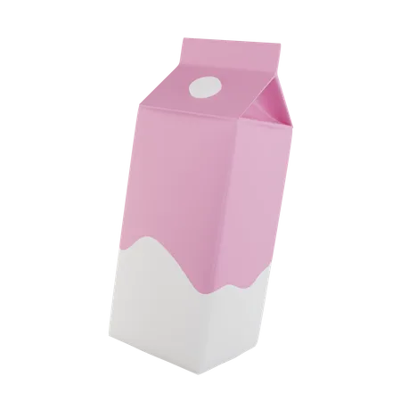 Cartón de leche  3D Icon