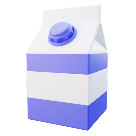 Leche de cartón de lácteos  3D Icon