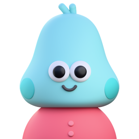 Cartoon Avatar  3D Icon