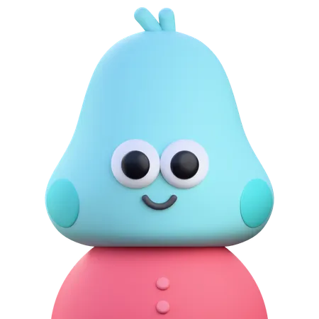 Cartoon Avatar  3D Icon