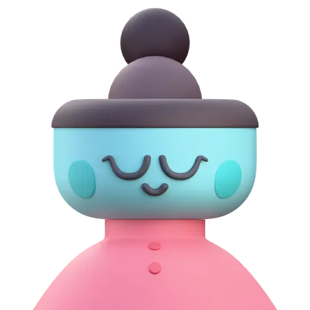 Cartoon Avatar  3D Icon