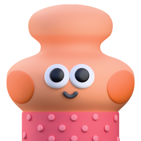 Cartoon Avatar  3D Icon