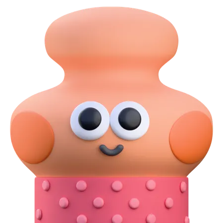 Cartoon Avatar  3D Icon