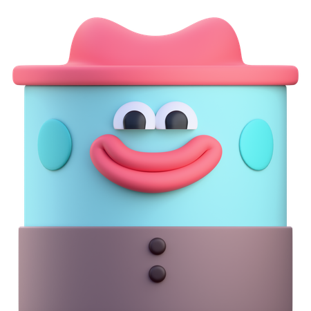 Cartoon Avatar  3D Icon