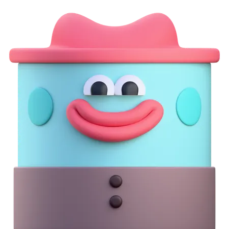 Cartoon Avatar  3D Icon