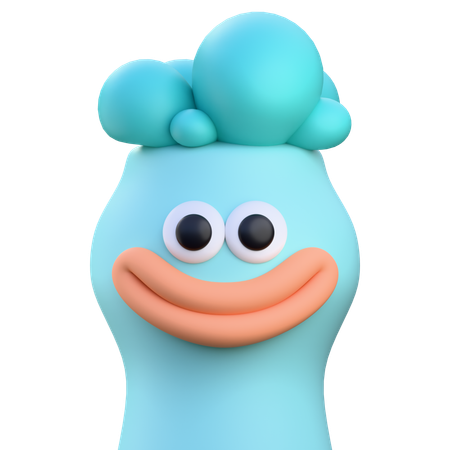 Cartoon Avatar  3D Icon