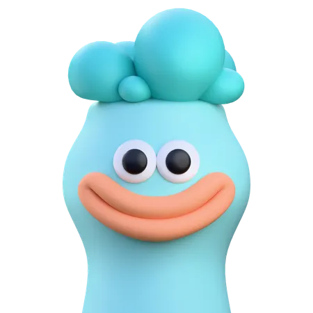 Cartoon Avatar  3D Icon