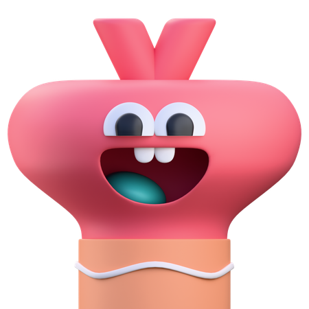 Cartoon Avatar  3D Icon