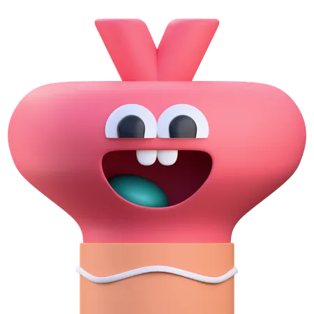 Cartoon Avatar  3D Icon