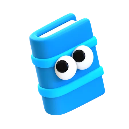 Cartoon Book  3D Icon