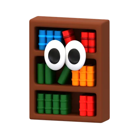 3 D Cartoon Icon Education Series Library 3D Icon