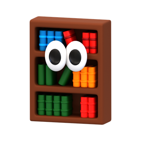 Cartoon Library  3D Icon