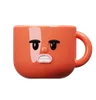 Cartoon Mug Bad Mood