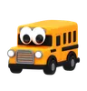 Cartoon School Bus