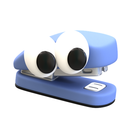 Cartoon Stapler  3D Icon