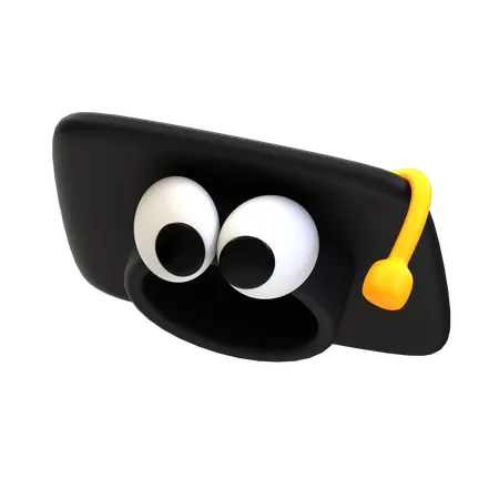 3 D Cartoon Icon Education Series Toga Hat 3D Icon