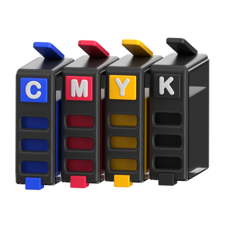 Cartucho de tinta  3D Icon