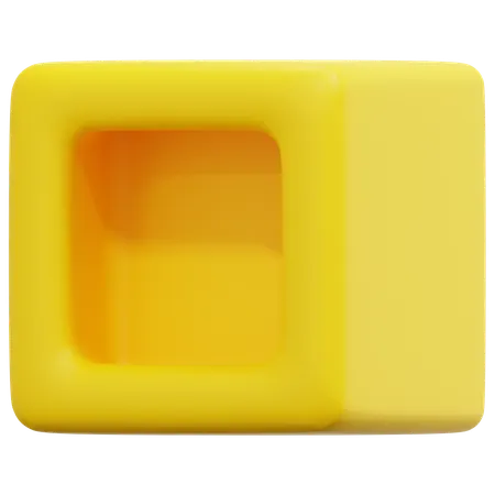 Carve Abstract Shape  3D Icon