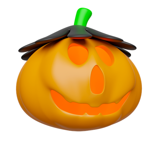 Carved Pumpkin  3D Icon