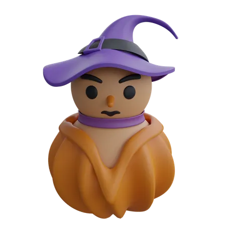 Carved pumpkin  3D Icon