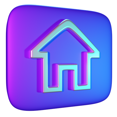 Hogar  3D Icon