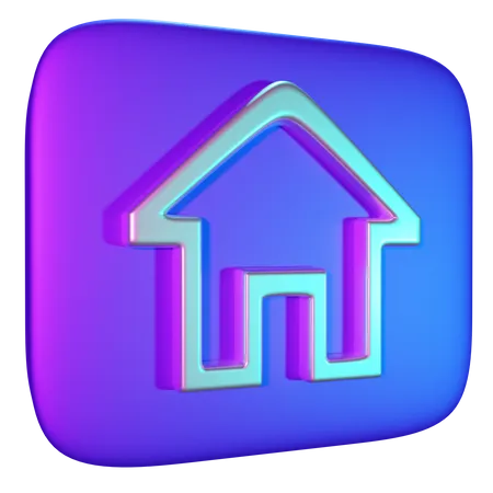 Hogar  3D Icon