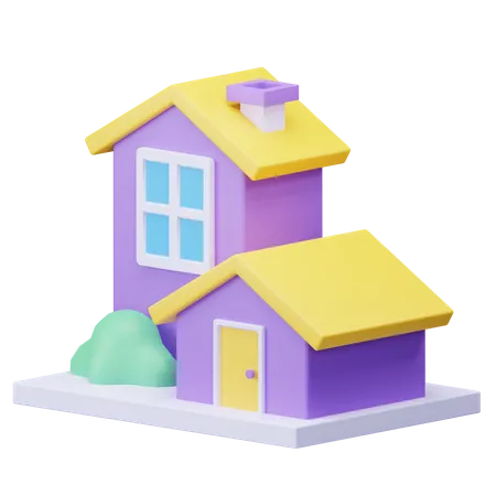 Casa  3D Icon